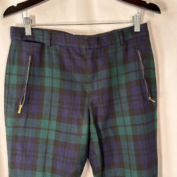 Ralph Lauren Christmas Black Watch Plaid Trousers Size 8 - Picture 13 of 16